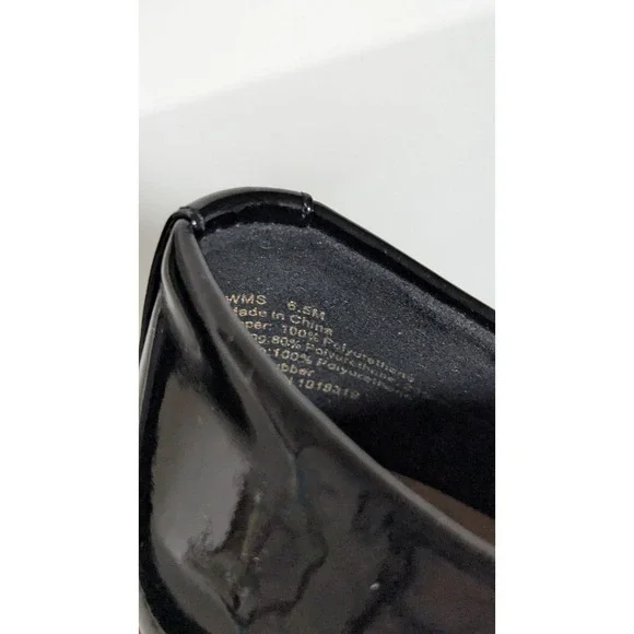 Aldo Women's Ereillan Oxfords Black Size 6.5M Faux Patent Leather Lace Ups - Picture 9 of 10